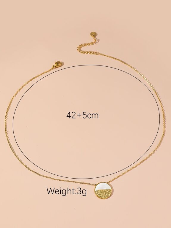 Collier - Acier Inoxydable Chaîne Réglable Élégante